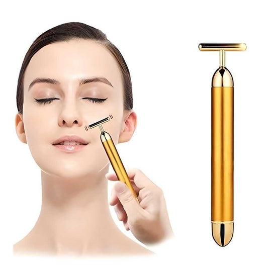 24K Gold Facial T-Bar Massager