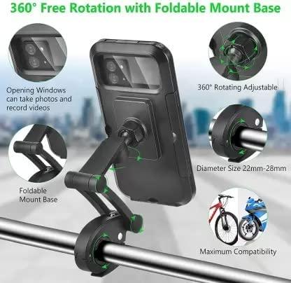 Universal 360° Rotating Waterproof Bike Phone Holder