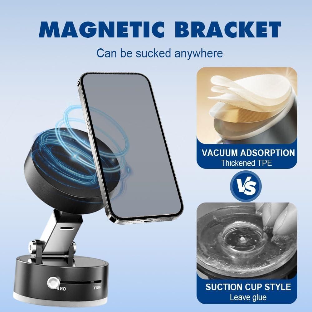 360° Rotatable Vacuum Magnetic Phone Holder