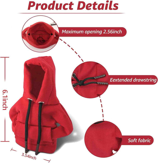 Car Gear Shift Cover – Universal Fabric Hoodie