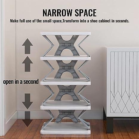 Smart Foldable 5-Layer Shoe Rack