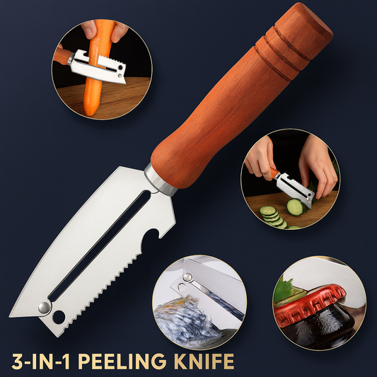 3 in1 Peeling Knife