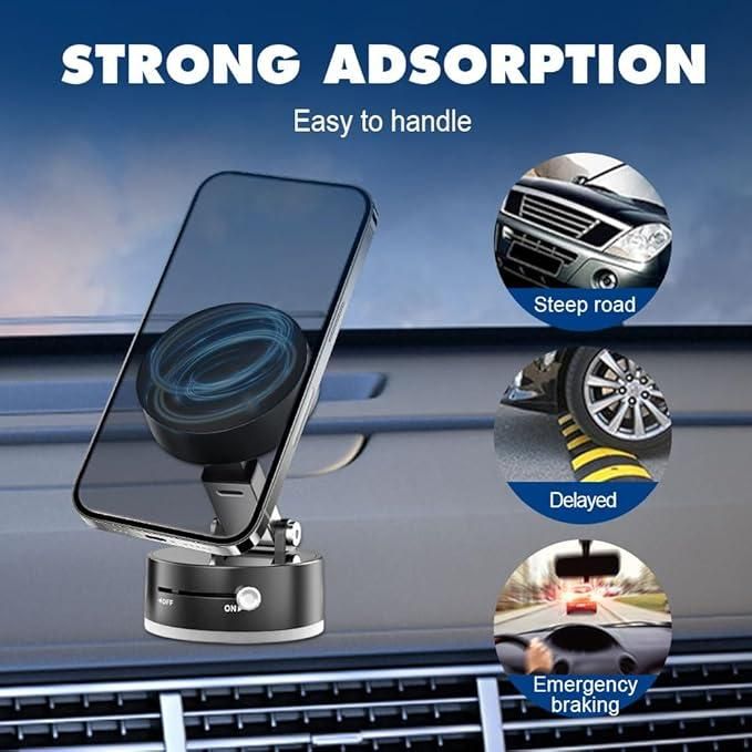 360° Rotatable Vacuum Magnetic Phone Holder