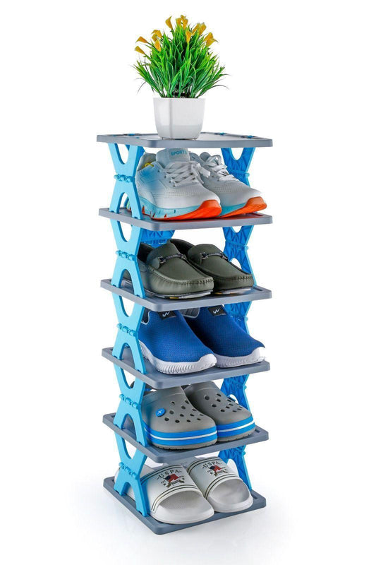 Smart Foldable 5-Layer Shoe Rack
