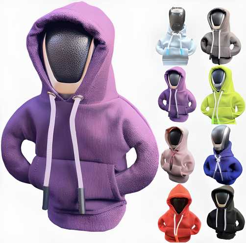 Car Gear Shift Cover – Universal Fabric Hoodie