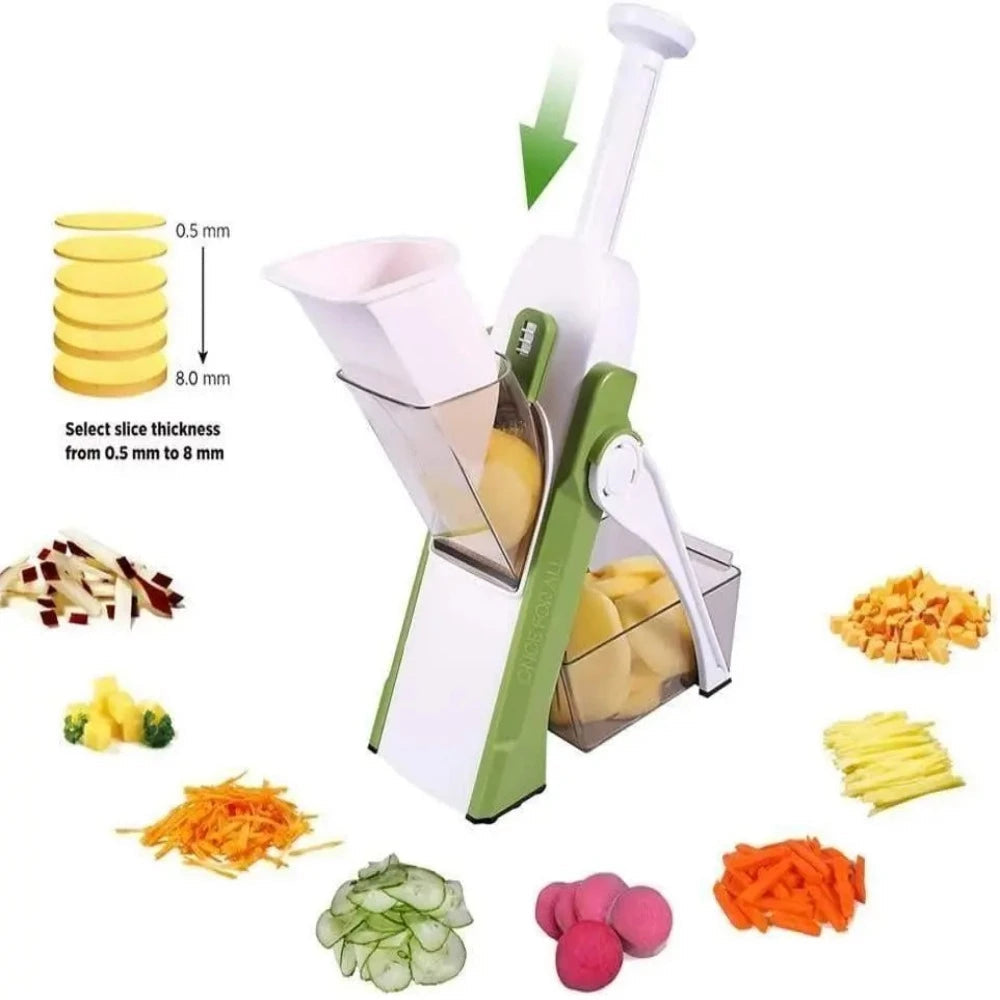 Instant Vegetable Slicer – 30-in-1 Multi Cut Veg & Fruit Slicer | Safe, Fast & Easy Kitchen Tool