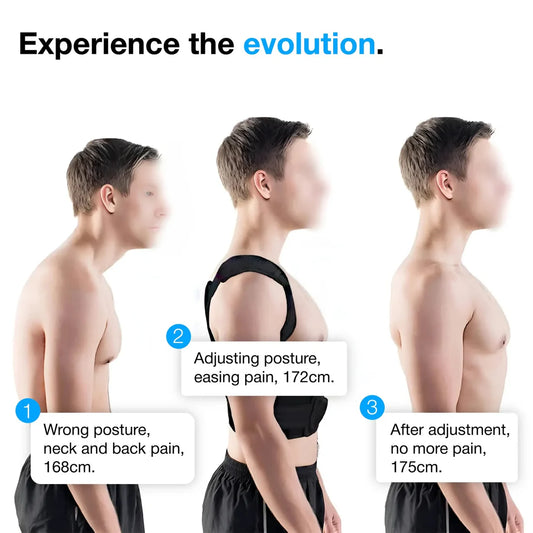 Adjustable Back Posture Corrector Unisex Belt