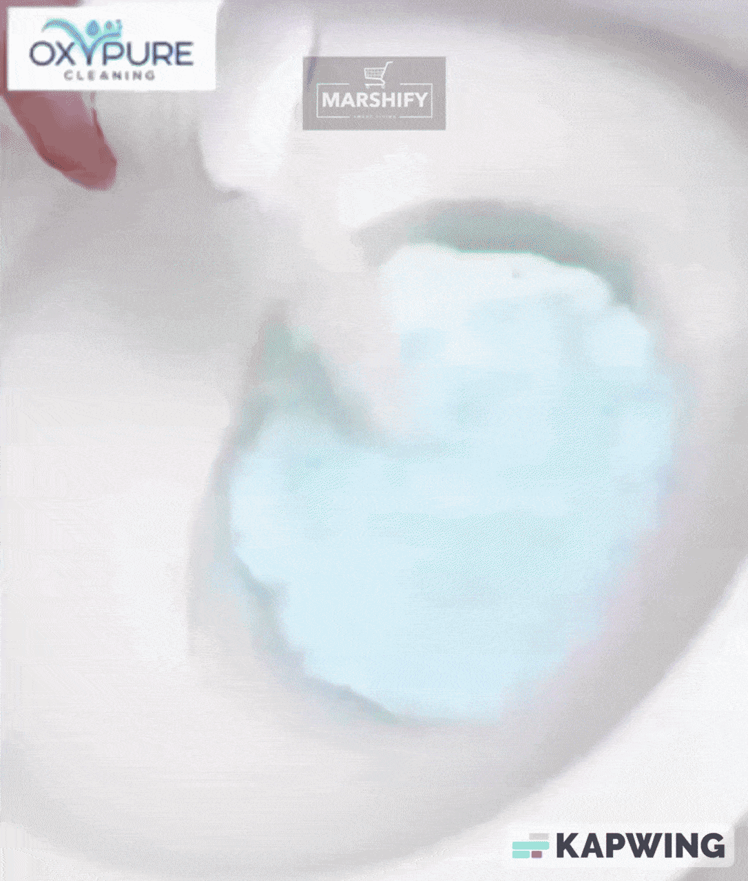 Oxypure Toilet Cleaning Agent🚽✨💧 - clean without touching it!